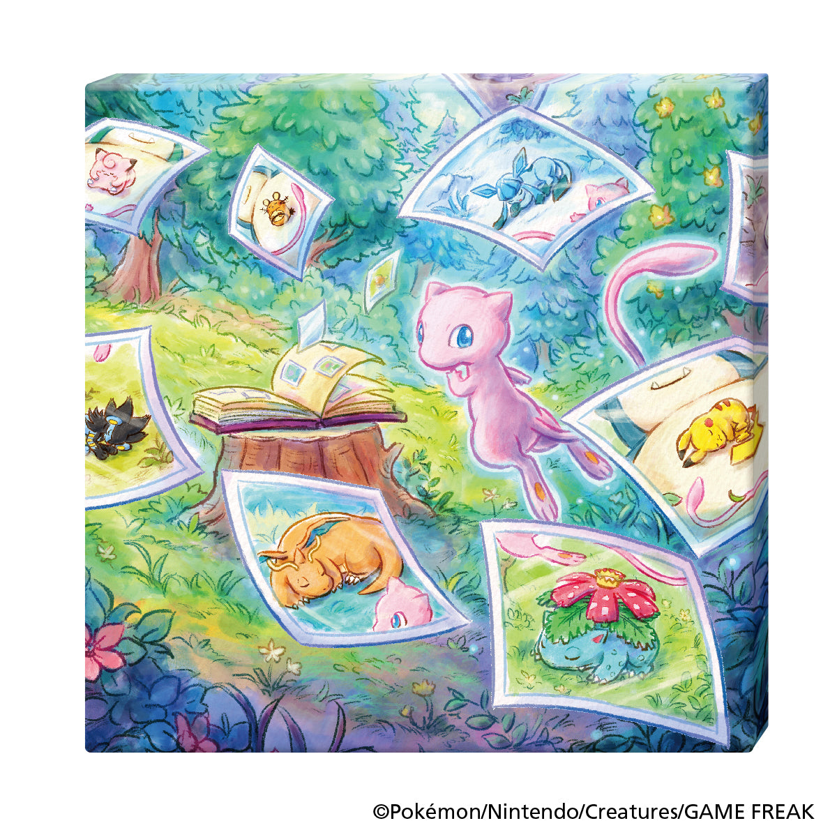 ポケモンスリープ キャンバスアート(ミュウのミラクルスナップミッション)