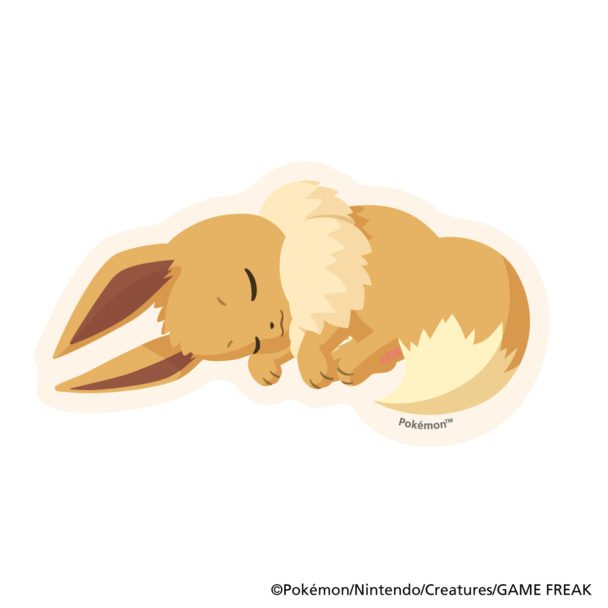 ポケモンスリープ　ダイカットステッカー（イーブイ）