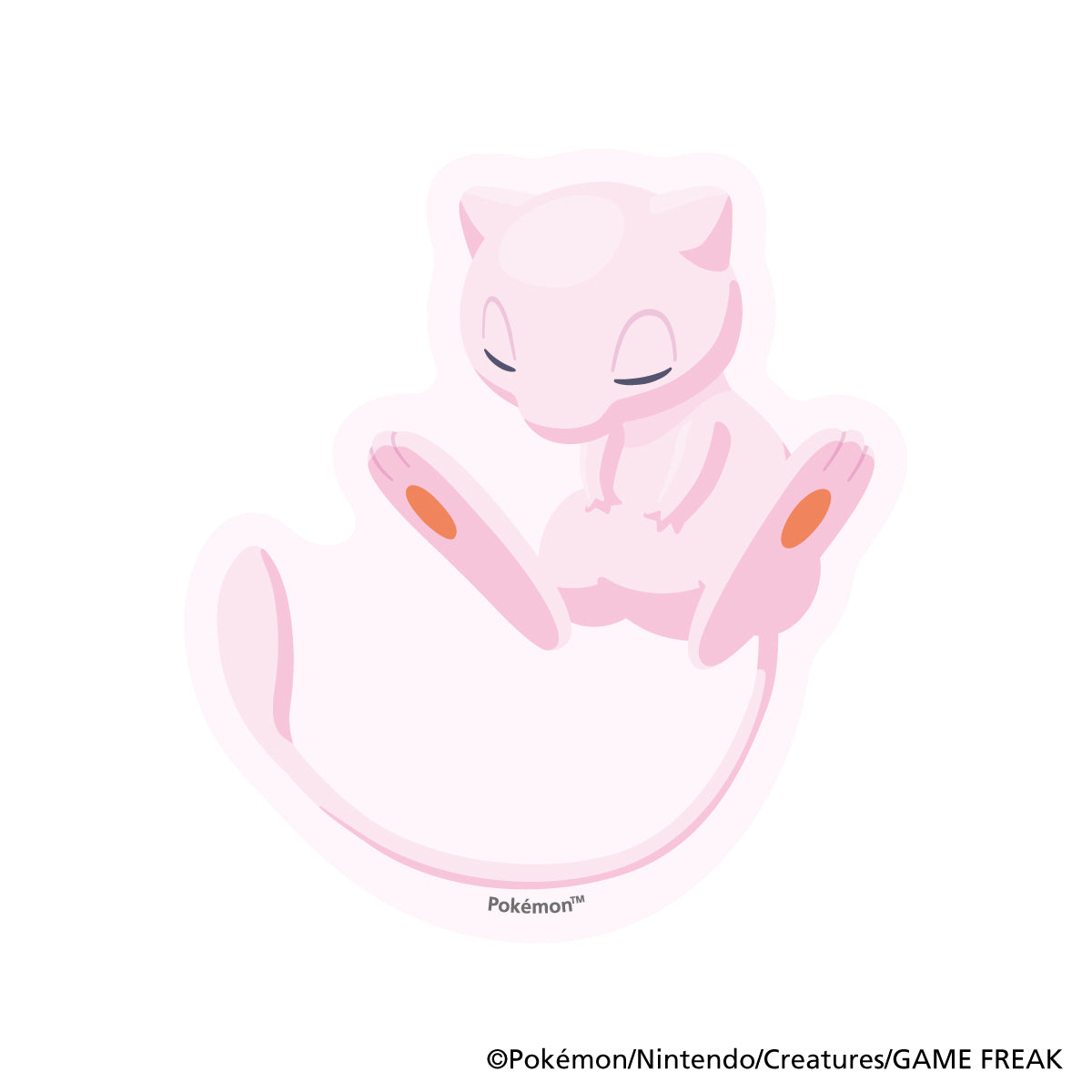 ポケモンスリープ　ダイカットステッカー（ミュウ）