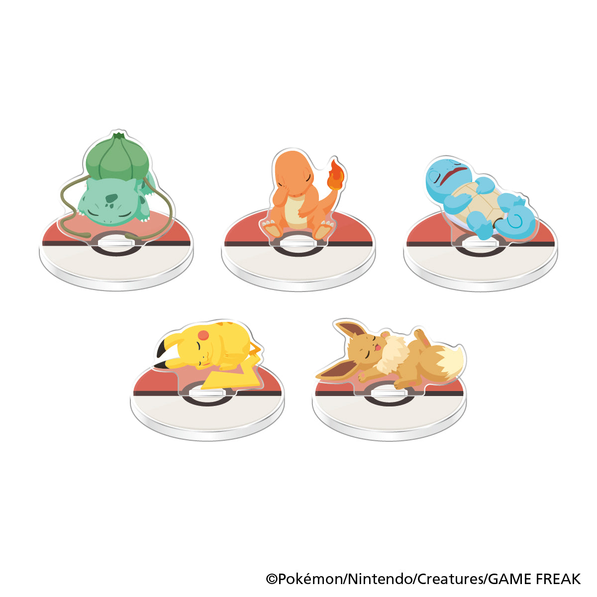 ポケモンスリープ　おやすみアクリルスタンド vol.1(全5種)1パック