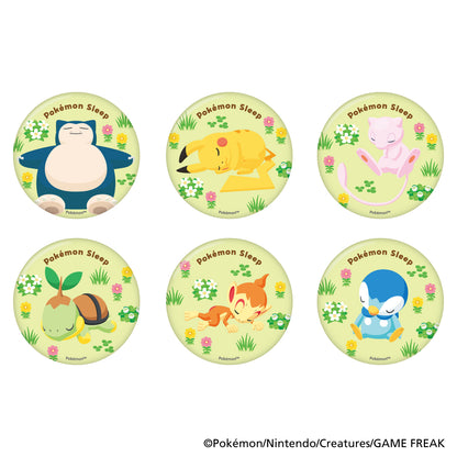 ポケモンスリープ　おやすみ缶バッジ（全6種）1パック