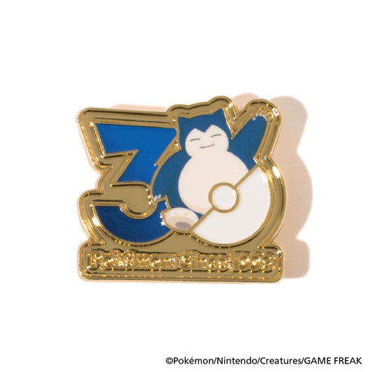 ポケモンスリープ　ポケモン30周年ピンバッジ（カビゴン）