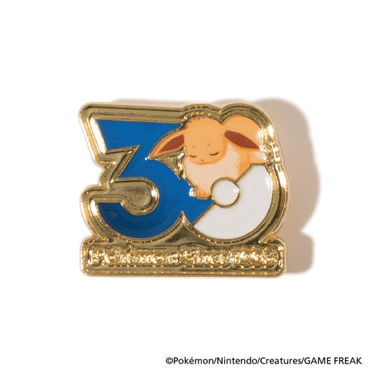 ポケモンスリープ　ポケモン30周年ピンバッジ（イーブイ）