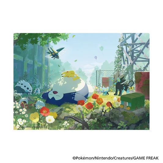 ポケモンスリープ　クリアファイル（アンバー渓谷／ゴールド旧発電所）