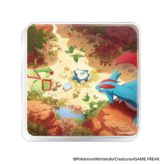ポケモンスリープ　アクリルマグネット（アンバー渓谷）