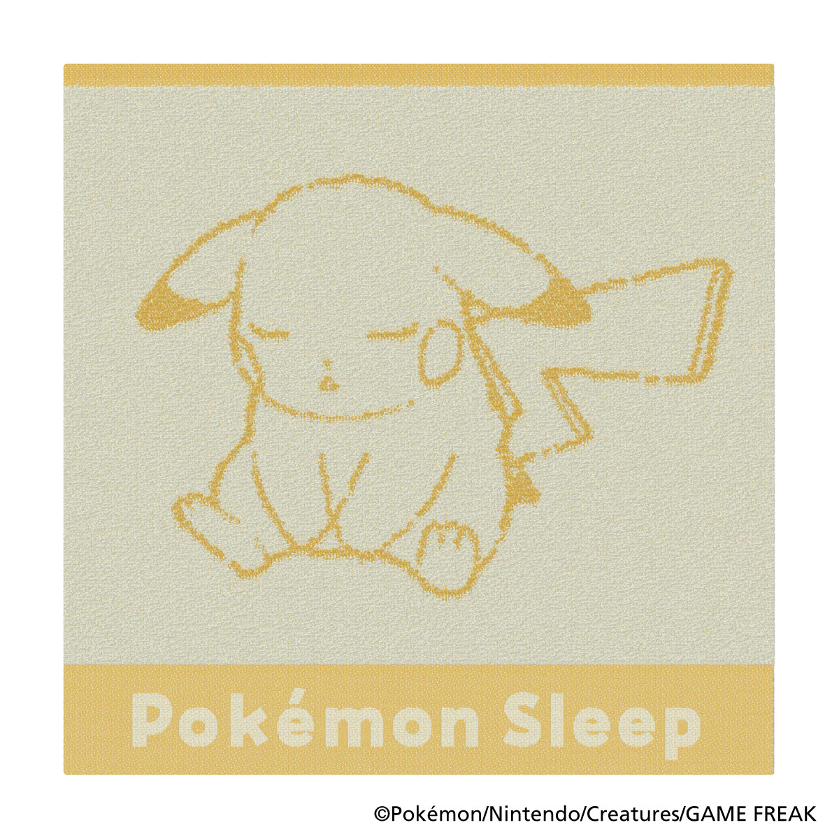 ポケモンスリープ　ハンドタオル（ピカチュウ）
