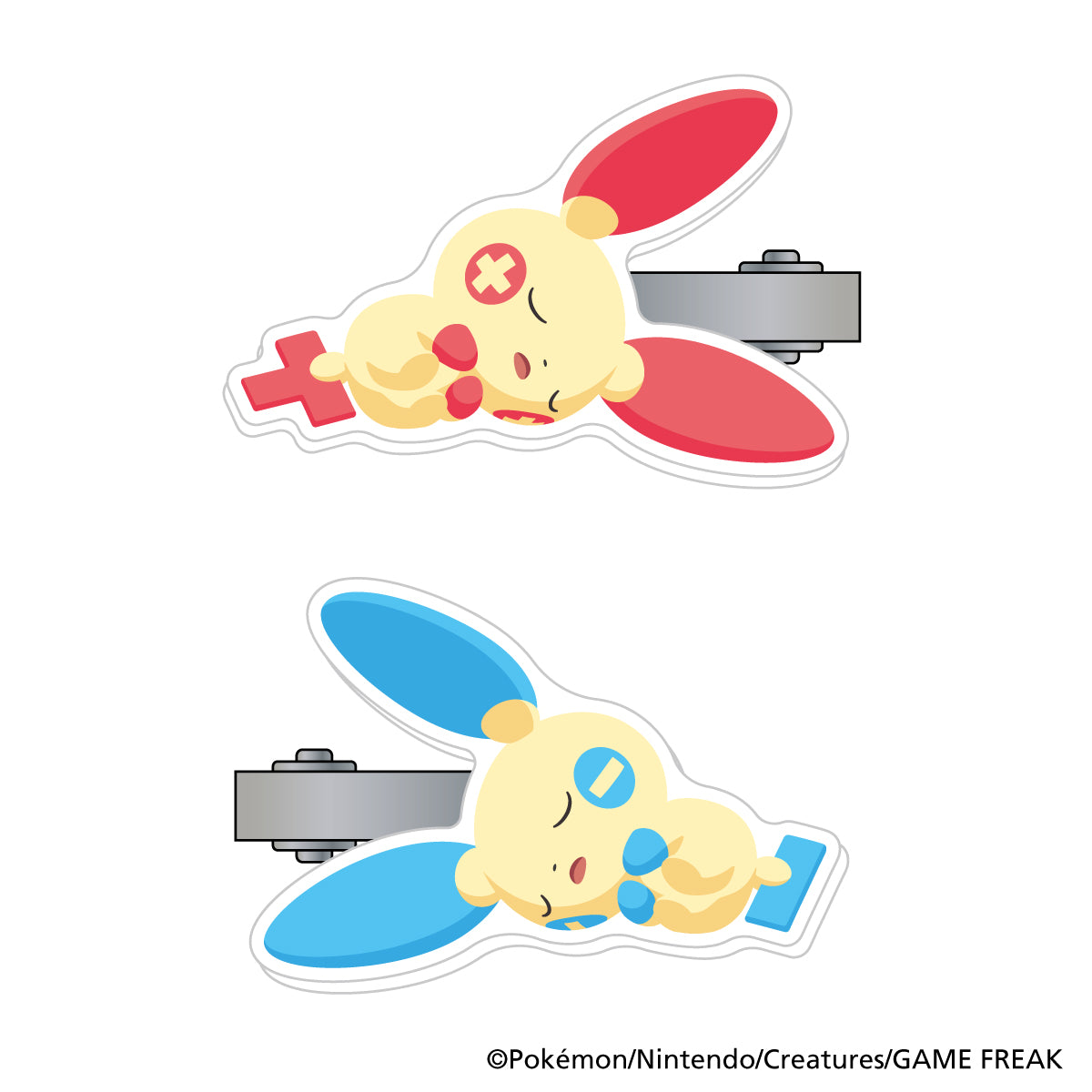 ポケモンスリープ　前髪クリップ（プラスル/マイナン）
