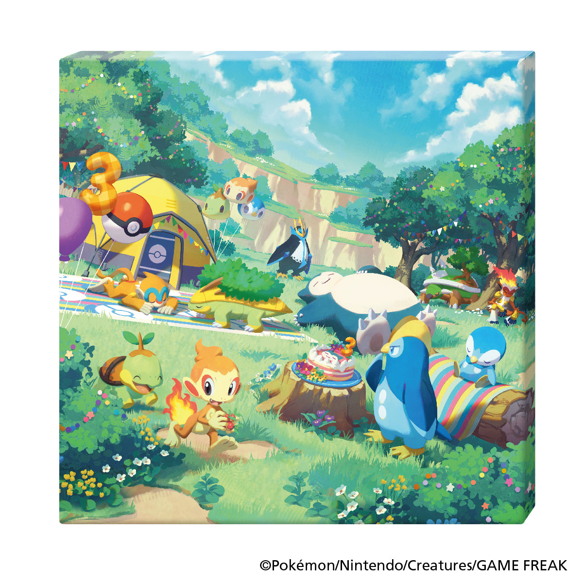 ポケモンスリープ　キャンバスアート（3周年記念フェスティバル）