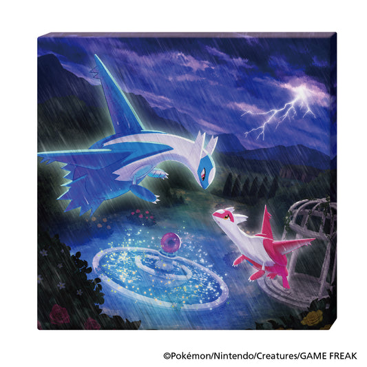 ポケモンスリープ　キャンバスアート（ラティオスとこころのしずく）