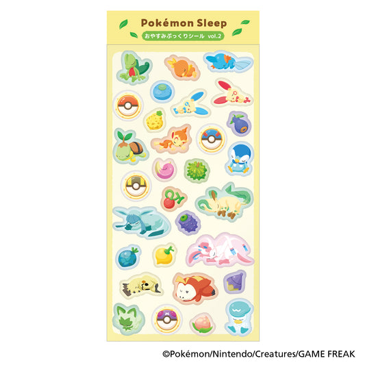 ポケモンスリープ　おやすみぷっくりシール vol.2